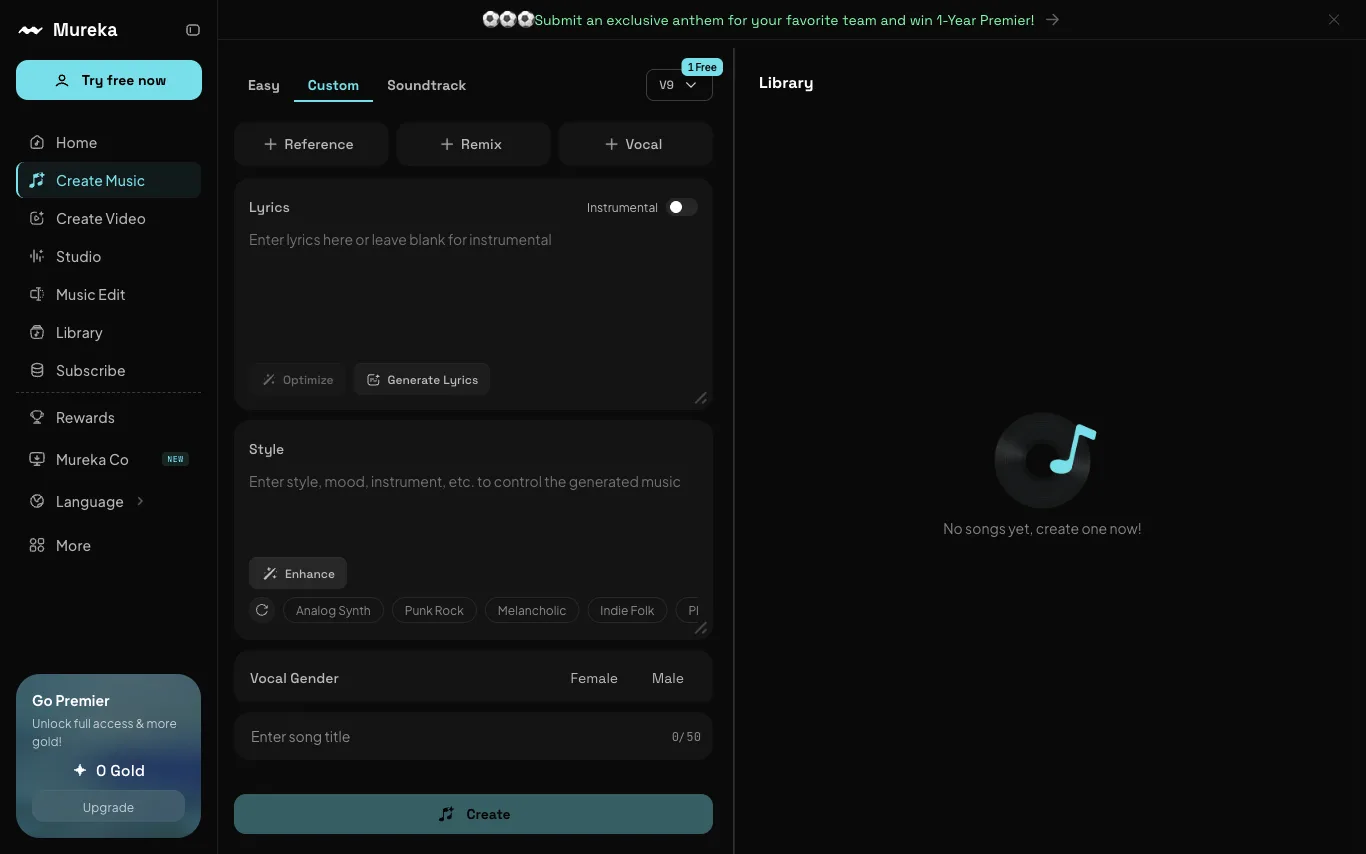 Mureka screenshot