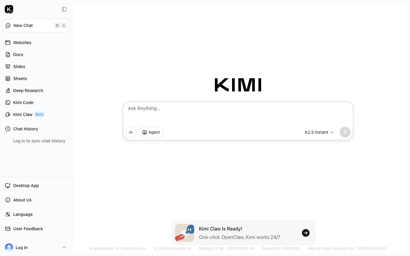 Kimi screenshot