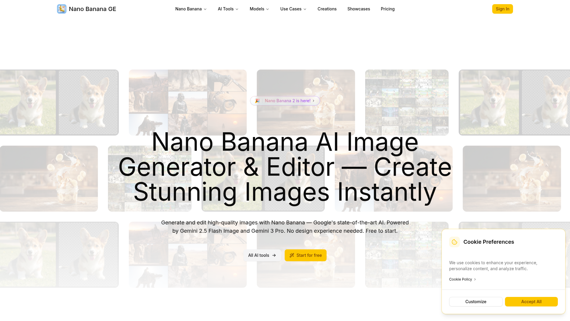 Nano Banana screenshot