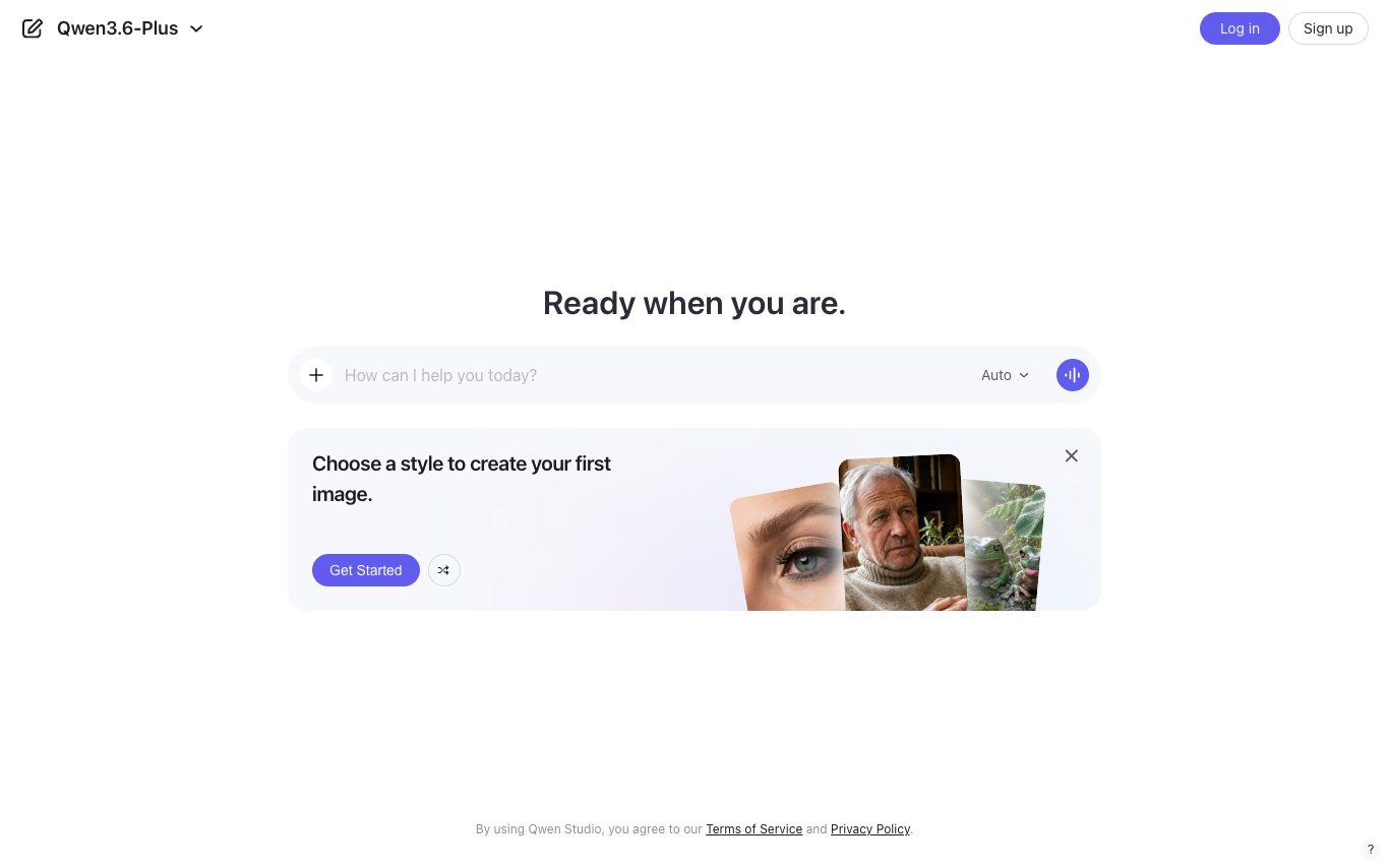 Qwen screenshot